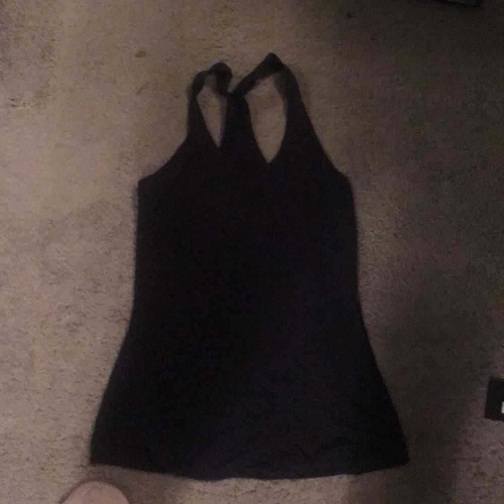 Black lulu lemon racer back (love tank)